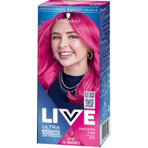 Schwarzkopf LIVE Ultra Brights or Pastel  93 Pink