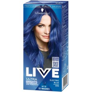 Schwarzkopf - Live Ultra Brights 95 - Haarkleuring - Electric Blue - 1 pcs