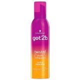 Schwarzkopf got2b Twisted Curling Hair Mousse Anti-Frizz Formula for Curls 250ml