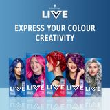 Schwarzkopf LIVE Ultra Brights or Pastel  98 Steel Silver