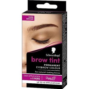 Wenkbrauw Make-up Brow Tint Syoss Kleur 4-1 Dark Brown