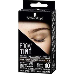 Wenkbrauw Make-up Brow Tint Syoss Kleur 4-1 Dark Brown