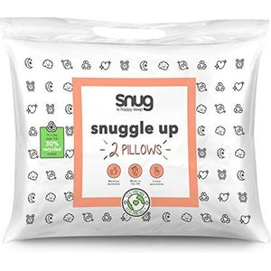 Snug Snuggle Up Kussens, Pack van 2, Wit, 79 x 48cm