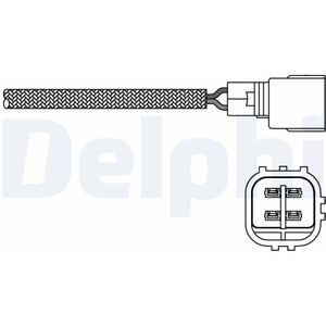 DELPHI Lambdasonde TOYOTA,DAIHATSU,LEXUS ES20269-12B1 8946516080,ES20269,8946510070 Lambda sensor,Lambdasonde sensor 8946519575