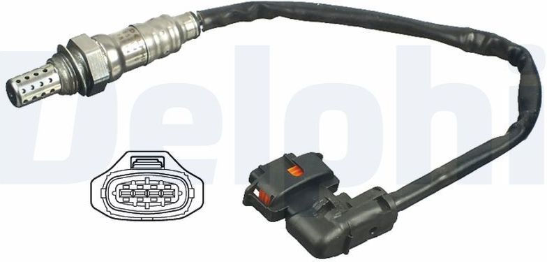 DELPHI Lambdasonde OPEL,VAUXHALL ES20430-12B1 55564243,5855384,25198483 Lambda sensor,Lambdasonde sensor