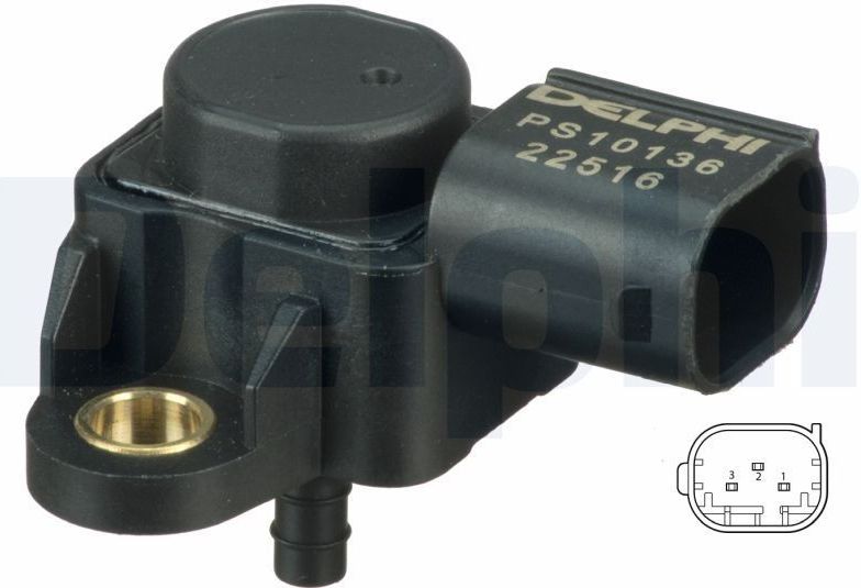 DELPHI - PS10136 - Sensor - Inlaatdruk