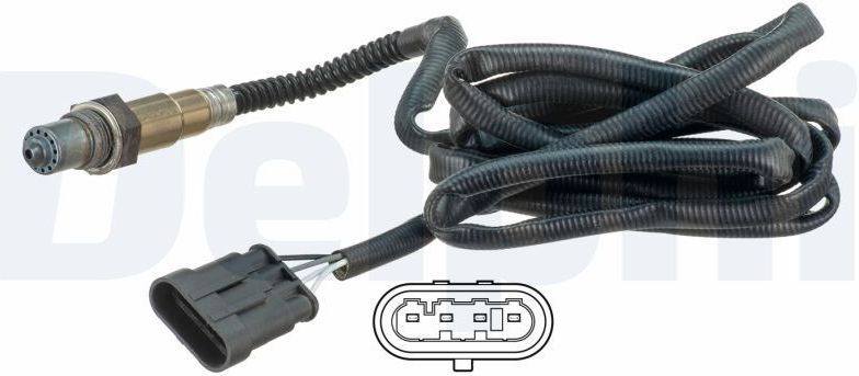 DELPHI Lambdasonde ALFA ROMEO ES20676-12B1 46760863 Lambda sensor,Lambdasonde sensor