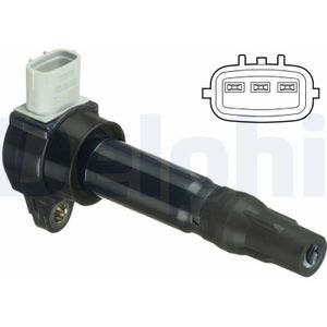 Mitsubishi - Delphi Gn10793-12b1 - Bobine - 12 Volt - 3 Contacten
