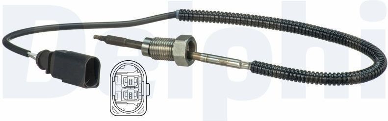 DELPHI Sensoren VW TS30105 070906088AC,070906088C,070906088R Sensor, uitlaatgastemperatuur