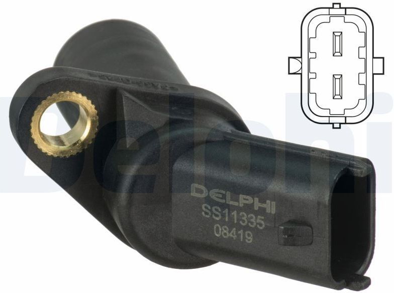 DELPHI - Impulsgever - Krukas - Voor FIAT en IVECO - 2 contacten - Zonder kabel