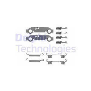 DELPHI - Toebehoren - Parkeerremschoen - MERCEDES-BENZ LY1013 - Aantal 10 - Remsysteem ATE - Diameter 160 mm