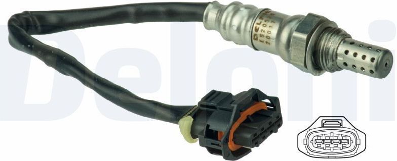 DELPHI Lambdasonde OPEL,CHEVROLET,VAUXHALL ES20526-12B1 55562206,855252 Lambda sensor,Lambdasonde sensor