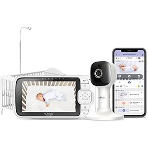 Hubble Connected - Nursery Pal SkyView - Babymonitor - 5 Inch Scherm - Infrarood Nachtzicht - Tweeweg-oproepen