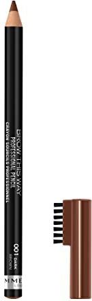 Rimmel London - Wenkbrauwpotlood - Dark Brown - Romige Textuur - 1 Stuk