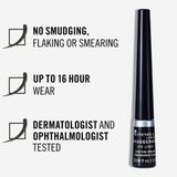 Rimmel - Exaggerate Liquid Eyeliner - Zwart - Vloeibare Formule - Veegvast