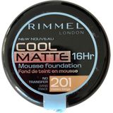 Rimmel Cool Matte Mousse 16HR Foundation - 201 Classic Beige