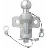 Pro Plus Trekhaakkogel Gecombineerd - Tweevoudige Uitvoering - E11 Gekeurd - D20,2/S350 - Zilver