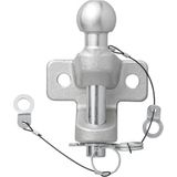 Pro Plus Trekhaakkogel Gecombineerd - Tweevoudige Uitvoering - E11 Gekeurd - D20,2/S350 - Zilver