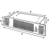 Remeha Kickspace 800 plintverwarming