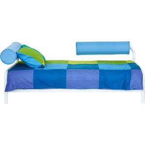 Bed Kind 3-in-1 blauw 217x97x78 cm