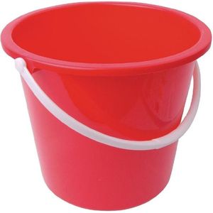 Jantex CD807 Ronde Plastic Emmers, Rood