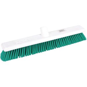 Jantex Zachte Hygiënische Bezem 45cm Groen GK874