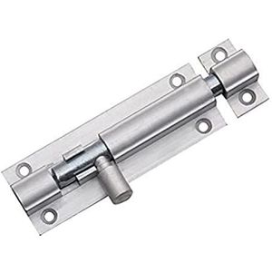 Bulk Hardware bh01396 150 mm deurgrendel - aluminium P 150 mm wit