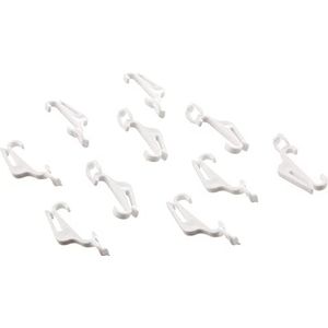 Bulk Hardware BH03642 gordijnglijders voor extra Valance Lux, 10 stuks