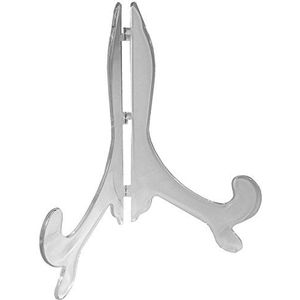 Bulk Hardware BH04014 bordenstandaard helder 100-200 mm, wit