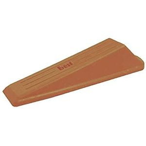 Merriway BH05857 Wigstopper voor zware antislipdeuren, 135 x 40 mm, bruin, 2 stuks