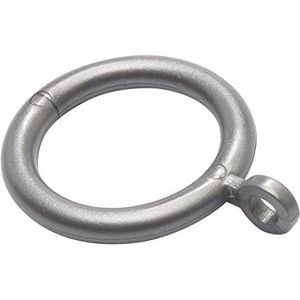 Bulk Hardware Bh05949 gordijnen van kunststof met vast oog 28 mm binnendiameter 1,1/10,2 cm buitendiameter 40 mm (1,1/5,1 cm), grijs, 24 stuks, wit, BH05949
