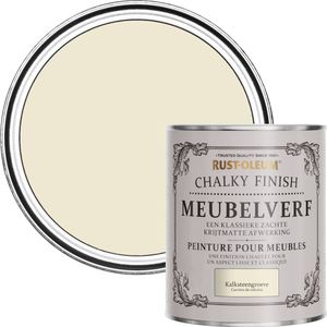 Rust-Oleum Wit Chalky Finish Meubelverf - Kalksteengroeve 750ml