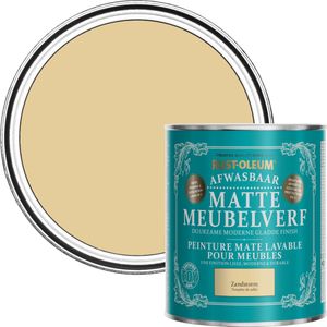 Rust-Oleum Geel Afwasbaar Matte Meubelverf - Zandstorm 750ml