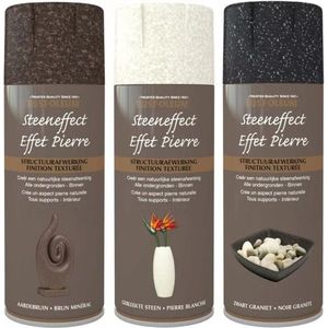 Rust-Oleum - Steeneffect Spuitbus - Gebleekte Steen - 400ml - Mat