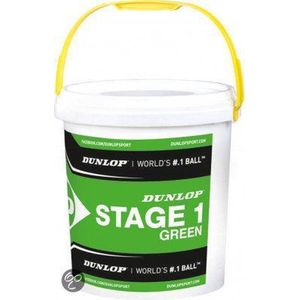 Dunlop Stage 1 Tennisballen - Groen - 60 stuks