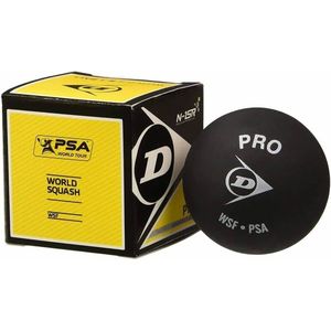 Dunlop D N 1SR Squashbal, zwart, enkele bal