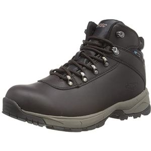 Hi-Tec Eurotrek Lite Waterproof Faux Leren Heren Donker Chocolade Wandelschoenen