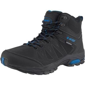 Hi-Tec Heren Raven Mid Wp Wandelschoen, Zwart Zwart Blauw 21, 42 EU