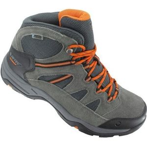 Hi-Tec Banderra Ii Wp hoge taille wandelschoenen voor heren, Grijs Houtskool Grafiet Verbrand Oranje 51, 41 EU