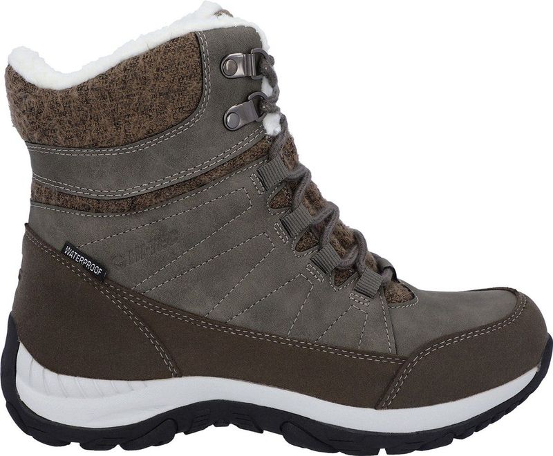 Hi-Tec - RIVA MID WATERPROOF - Winterlaarzen - Olive - Gevoerd