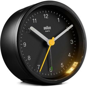 Braun BC12B - Wekker - Analoog - Stil uurwerk - Zwart