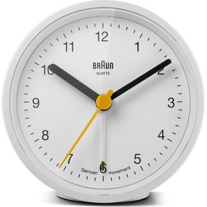 Braun BC12W - Wekker - Analoog - Stil uurwerk - Wit