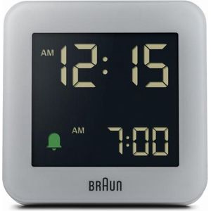Braun BC09G - Wekker - Digitaal - Grijs