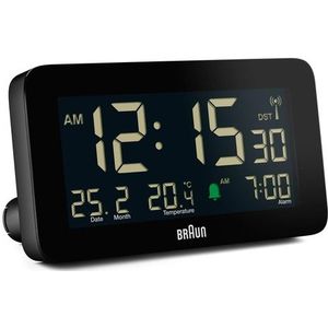 Braun - Radiogestuurde Wekkerradio - Zwart - LCD-Display