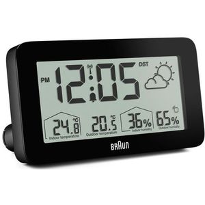 Braun BC13BP-DCF wekker Digitale wekker Zwart