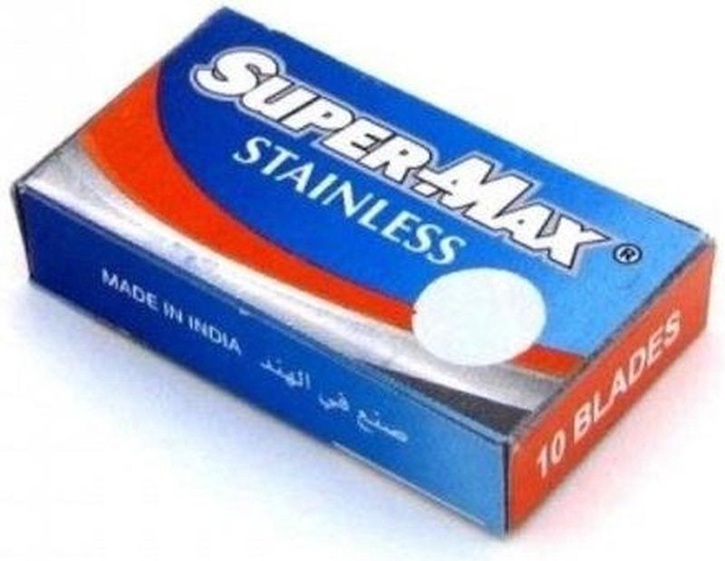 Supermax scheermesjes - dubbelzijdig 10st
