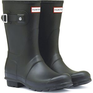 Hunter Boots Womens Original Short Rubberlaarzen (Dames |zwart |waterdicht)