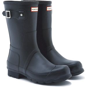 Hunter - Regenlaarzen voor heren - Original Short - Zwart