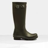 Regenlaars Hunter Men Original Tall Dark Olive-Schoenmaat 43