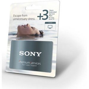 Sony - TVCARDEW3 - Garantie-uitbreiding - 3 Jaar - TV-accessoire